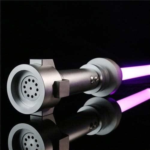 Cieltan Saber Smooth Swing Lightsaber RGB 12 Colors Change 10 Sets soundfonts Heavy Dueling Blaster FOC Metal Hilt Laser Cosplay