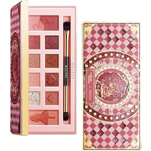 CY ZEESEA Alice Dream Quicksand Twelve Colors Eye Shadow Plate Earth Colors Shimmering Powder Shimmer Waterproof Super Flash