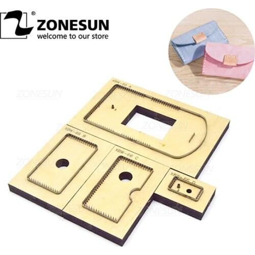 ZONESUN coin purse wallet pouch customized leather cutting steel rule die handicraft tool cutter diy handicraft Blade