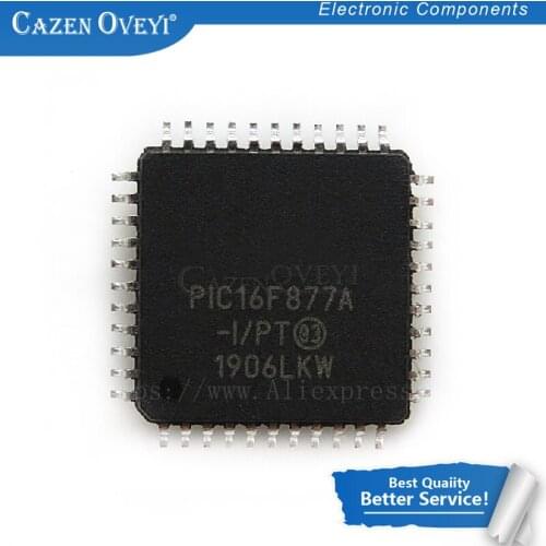 10pcs/lot PIC16F877A-I/PT PIC16F877A PIC16F877 16F877A 44-TQFP QFP-44 In Stock