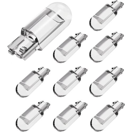 100/50/30Pcs T10 LED Car Light 1SMD COB Marker Lamp W5W WY5W 192 501 Tail Side Bulb Wedge Parking Dome Light Canbus Auto Styling