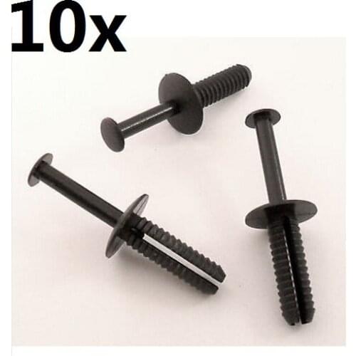 10x For Fiat Stobstange & Radlauf Kunststoffnieten Karosserieblech Zuruckhaltend