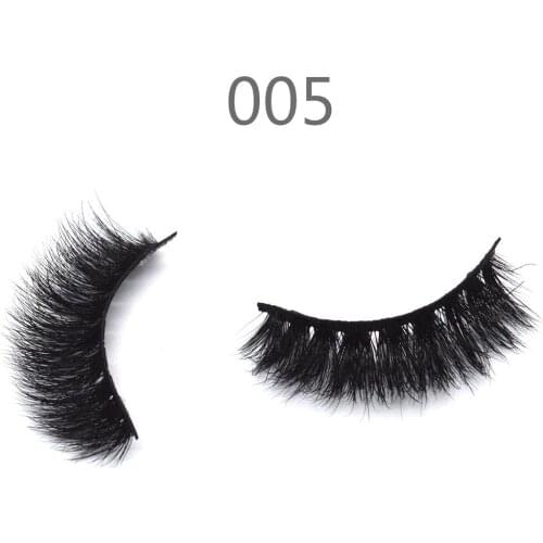 30 Pairs Fluffy Mink Eyelashes Wholesale Lashes with Box Soft Volume Natural Resuable Eyelaseh Makeup 3d Mink Lashes In Bulk 005