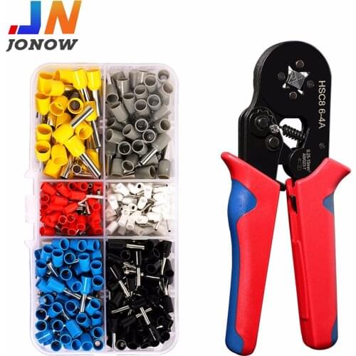 340PCS Box-Packed Tubular Crimp Terminal Wire Connector Electrical Kit Cold Pressed Insulated Cord Pin End Crimping Connectors