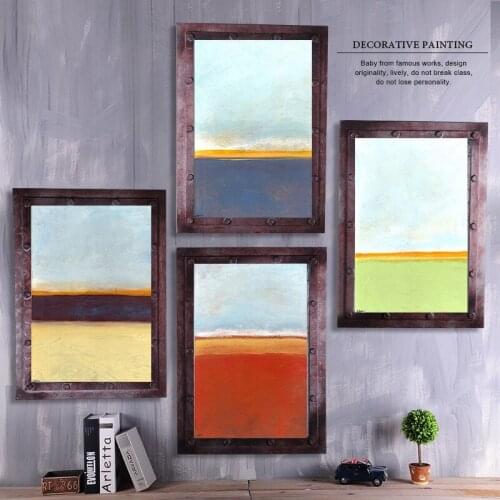 Abstract Colorful Print Home Decor Nordic Canvas Art Painting Wall Art Picture Watercolor Poster Decor Painting for Living Room