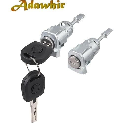 OE 604837167/168 LEFT RIGHT DOOR LOCK BARREL CYLINDER FOR VW GOLF 4 IV MK4 BORA A6 SKODA FABIA POLO 1997-2003 NEW HIGH QUALITY