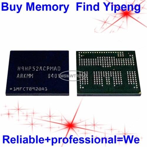 H9HP52ACPMAD H9HP52ACPMADAR-KMM BGA254Ball EMCP 64+32 64GB Mobile Memory New original and Second-hand Soldered Balls Tested OK