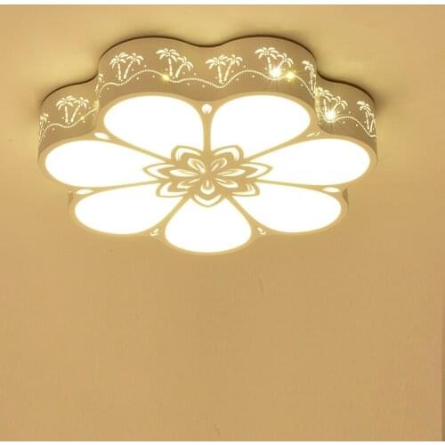 Crystal Lustre LED Ceiling Lights Round Lamparas De Techo Simple Iron Living Room Plafonlamp White Lamps For Living Room Avize