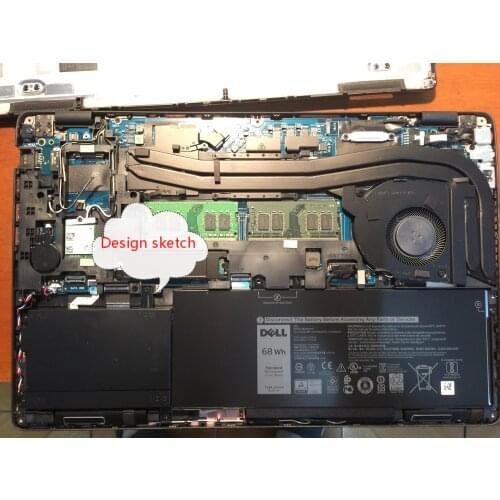 For Dell latitude 5501 5500 precision 3540 3542 hard disk cable + mechanical hard disk shelf DP/N 0XY5F7 05P11T