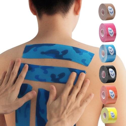 Kinesiology Muscle Tape Support Athletic Recovery Elastic Tape Kneepad Muscle Pain Relief Knee Pads Support Gym Fitness Bandage