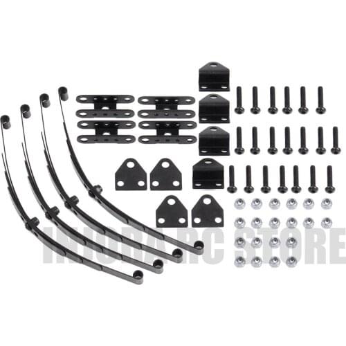 Metal Steel Leaf Spring Suspension Bar for 1:10 Scale RC Rock Crawler SCX10 D90 TF2 F350 Upgrade Part