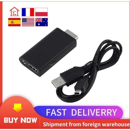 Portable PS2 to HDMI-compatible Audio Video Converter Adapter AV HDMI Cable For SONY PlayStation 2 Plug And Play Parts