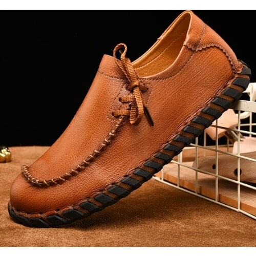 Luxury Genuine Leather Shoes Men Outside Sneakers Leisure Shoes Sneakers Mens Shoes