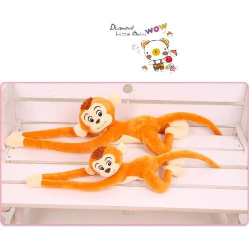 Cute Long-Armed Monkey Shaped Plush Toy 65CM Monkey Kid Toys Colorful Pp Cotton Soft And Cute Gift For Children