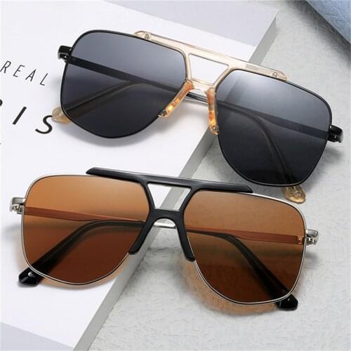 Seemfly Fashion Irregular Polygon Frame Sunglasses Men Women Luxury Sun Glasses Driving Outdoor Goggle Eyewear UV400 Shades New