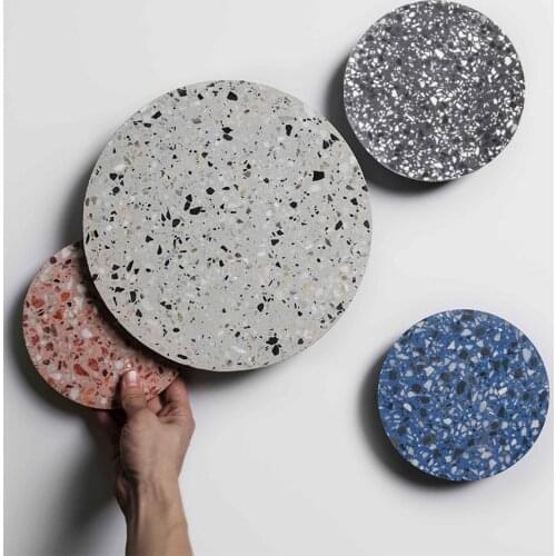 Modern LED Wall Lights Round Sconce Stone Bedroom Bedside Living Room Stair Aisle Wall Lamp Loft Cafe Study Decor Lamps Fixtures