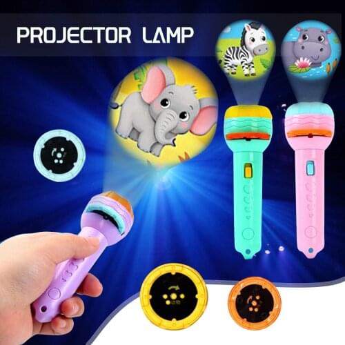 Fun Projection Educational Toys Montessori Childrens Projector Slide Bedtime Story Toy Boys And Girls Games for children Gift