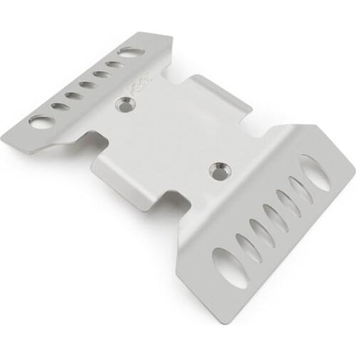 KYX Racing Stainless Steel Skid Plate Protector Chassis Guard Board Upgrades Parts for RC Crawler Car Axial SCX10 III AXI03007