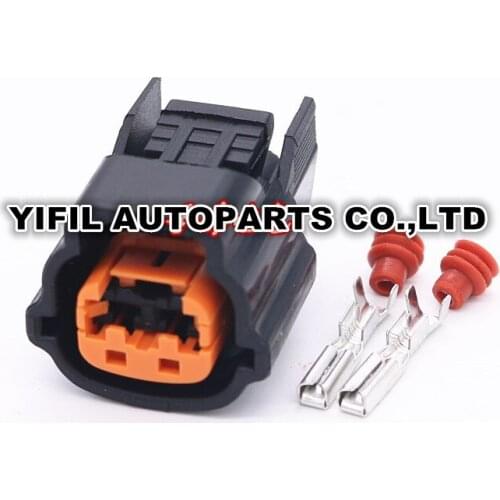 100pcs/lot 2 Pin/Way Female Auto Ballast Connector Electrical Plug Housing For Hyundai Elantra IX35 Sumitomo 6098-0137