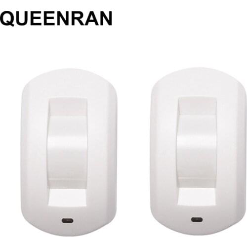 2pcs Wired Curtain Window PIR Motion Sensor Ceiling Passive Infrared Motion Detector X1520 For Smart Home Alarm Security System