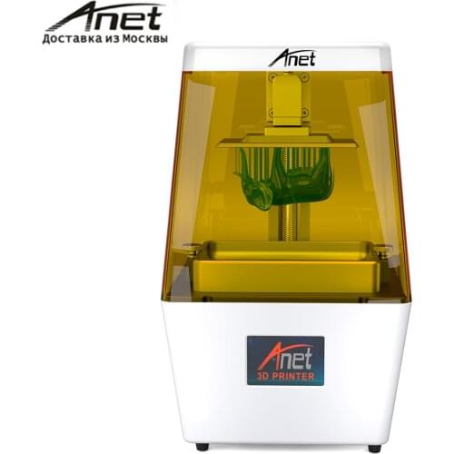 HOT Anet N4 3D Printer/ New UV Photocuring LCD 3D Printer With 3.5 Inch Smart Color Touch Screen Off-Line Print