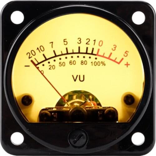45mm Analog Tube Amplifier Power Amplifier VU Level Meter with LED Backlight Audio Volume Meter Power Meter