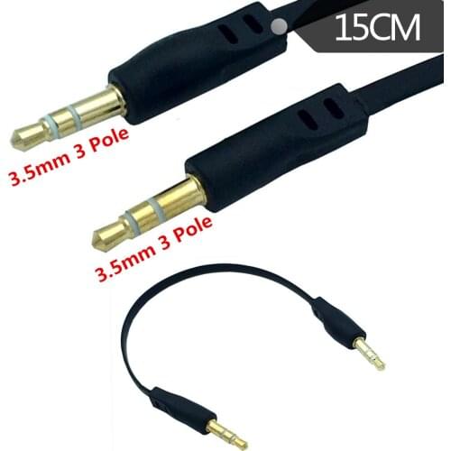 3.5mm audio cable male to male 3.5 to 3.5 pair recording cable AUX cable for car headset adapter cable