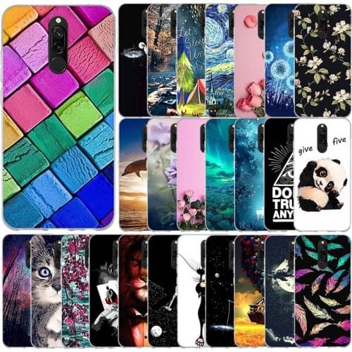 Case for Xiaomi Redmi 8 Case Cover Silicone Phone Case for Xiaomi Redmi 8 Cover Case Candy Funda for Xiaomi Redmi 8 Coque