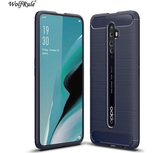 For OPPO Reno2 Z Case OPPO Reno 2Z Phone Bumper Soft Carbon Fiber Protective Phone Case For OPPO Reno2 Z Cover Funda 6.53