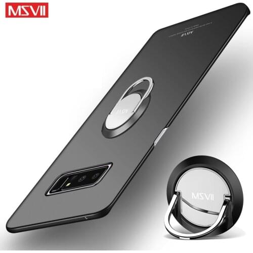 For Samsung Galaxy Note 8 Case Cover MSVII Finger Ring Slim Coque For Samsung Note 8 Case Metal Holder Back Cover Note8 Case 6.3