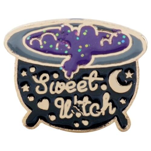 Halloween Magic Tripod Enamel Pin Clothes Shirt Jeans Brooch Badge Charm Pins Metal Brooches for Women