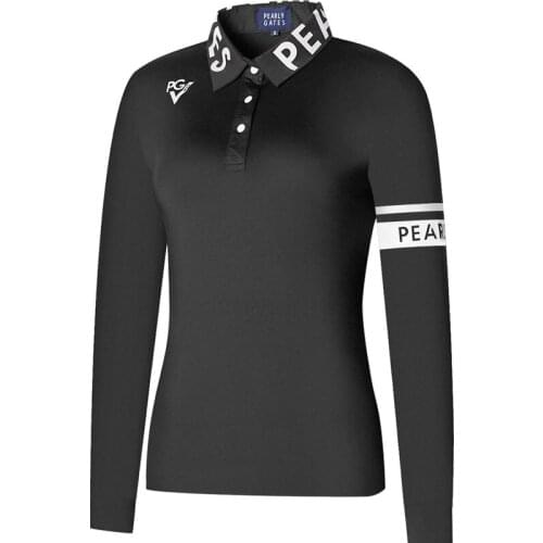 KQElegant Womens Long Sleeve Polo Shirts