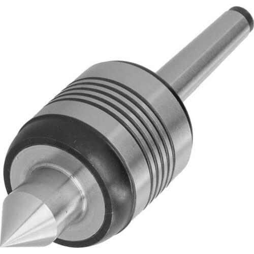 MT1 5 Slot Live Center Morse Taper 1MT Triple Bearing Metal Lathe CNC