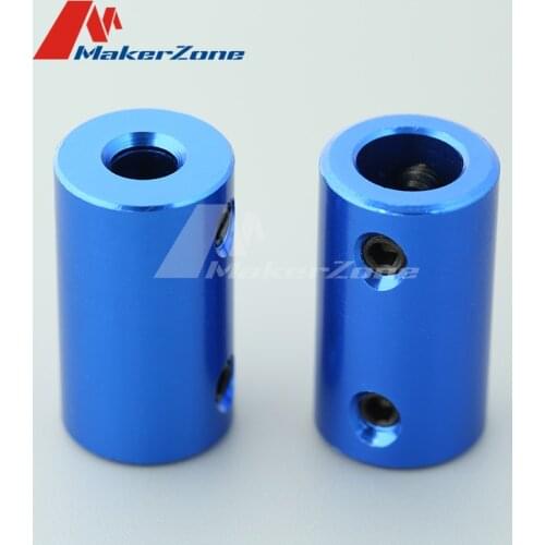 Aluminum Alloy Coupling Bore 5x5mm 5x8mm 3D Printers Parts D14* L25mm Blue Flexible Shaft Coupler Screw Part for Stepper Motor