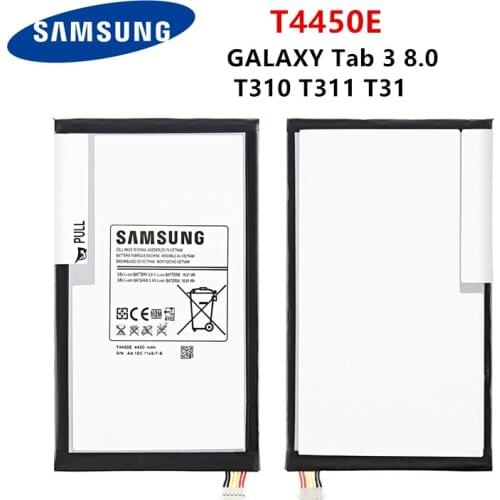 SAMSUNG Orginal Tablet T4450E Battery 4450mAh For Samsung Galaxy Tab 3 8.0 T310 T311 T315 SM-T310 SM-T311 T3110 E0288 E0396