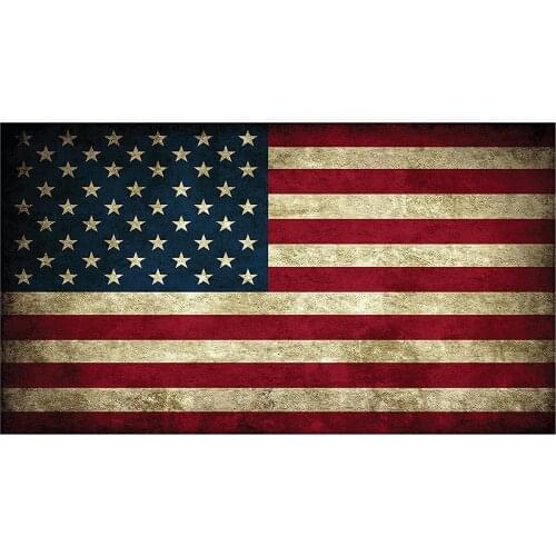 Dawasaru Patriotic American Worn United States Car Sticker Waterproof Decal Laptop Motorcycle Auto Accessories PVC,12cm*7cm