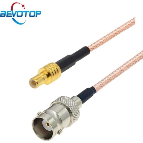 RF Plug SMB Male to BNC Female Straight Jack 50 Ohm RG316 Pigtail RF Coaxial Extension Cable Jumper Adapter RF Coax Cord