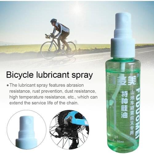 Premium 60ml Spray Bicycle Lubricant MTB Mountain Bike Front Fork Oil Cycling Damping Special Oil