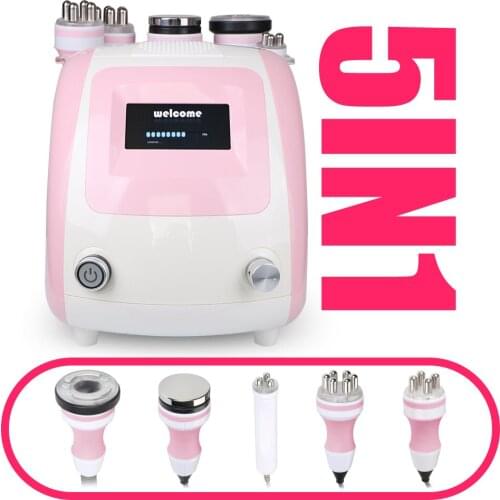 Surebeauty 2019 5 in 1 40K Ultrasound LED Photon Light Face and Body Fat Cellulite Removal Slimming Weight Loss Machine 3 Color