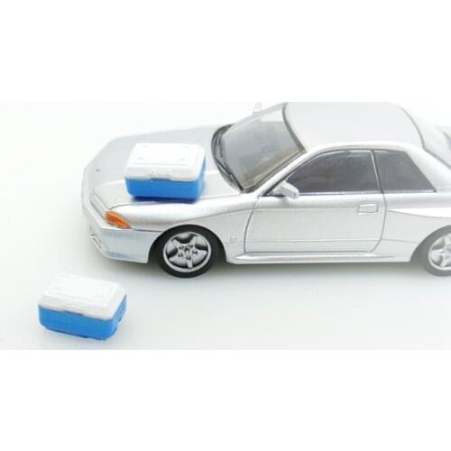 1/64 Handmade Luggage Tool Box Reefer Container Modified Car Model Garage Scenery Decoration