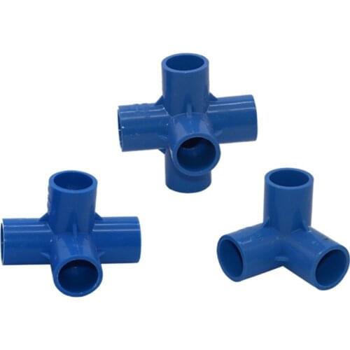 1Pc Inner Diameter 20mm Three-way Four-way Five-way PVC Pipe Connectors Home Garden Irrigation Water Tube Fittings DIY Tool