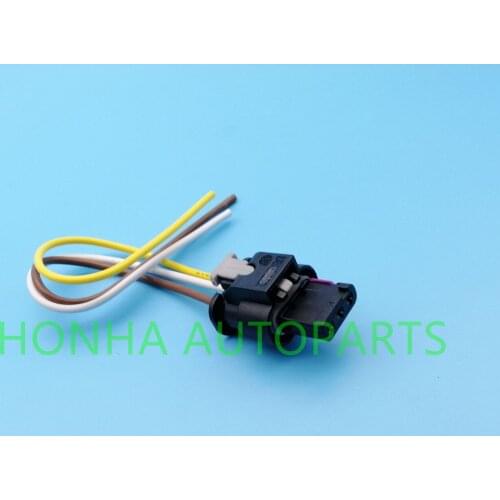 2/5/10/20/50/100 pcs 3 Pin/Way Female Reversing Radar Plug Connector Socket Housing With Pigtail4F0 973 703 4F0973703