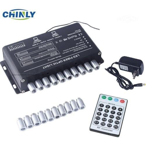 5W Shooting Stars Fiber Optic Light Source RF Remote Meteor Effect White Lighting LED Engine Driver