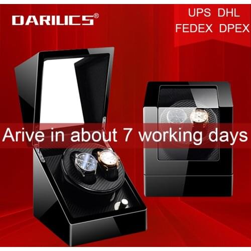 Automatic Watch Winder Carbon Fiber Watches Box Jewelry Display Storage Case Organizer Watches Accessories