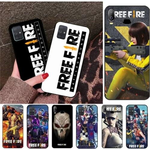 Free Fire Game Phone Case For Samsung Galaxy A21S A01 A11 A31 A81 A10 A20E A30 A40 A50 A70 A80 A71 A51