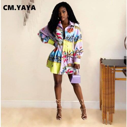 Женские летние рубашки CM.YAYA China At AliExpress