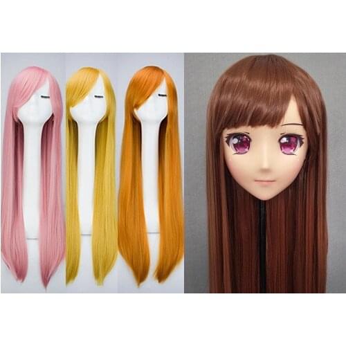 DM-WIG17) Resin Japan Anime Kigurumi Cosplay Mask Lolita Crossdressing BJD Masks' WIG 60/80cm