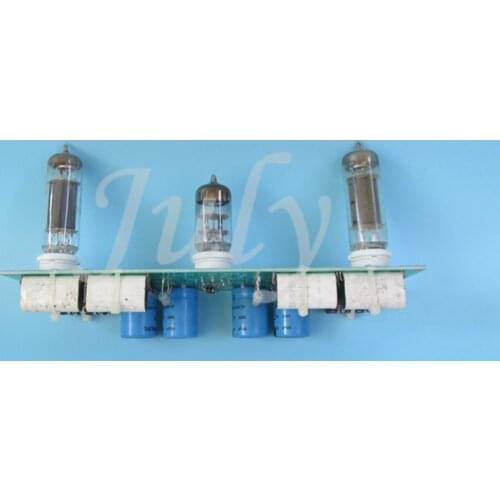 6N3+6P14 3W+3W tube power amplifier finished board, 1A/1000V fast diode rectification, filament AC power supply