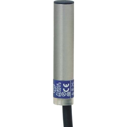 XS106B3NAL2 Inductive sensor XS1 Ø6.5 - L33mm - brass - Sn2mm - 12..24VDC - cable 2m