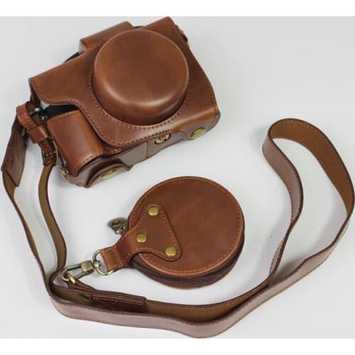 Pu Leather Case Opening Version Protective Half Body Cover Base For lympus OMD EM10 IIII E-M10 Mark IIII EM10 MK4